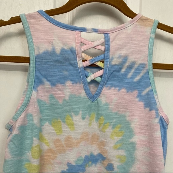 So Unicorn Sleeveless Tie-Dye Tank Top XL 14/16 - Picture 4 of 10